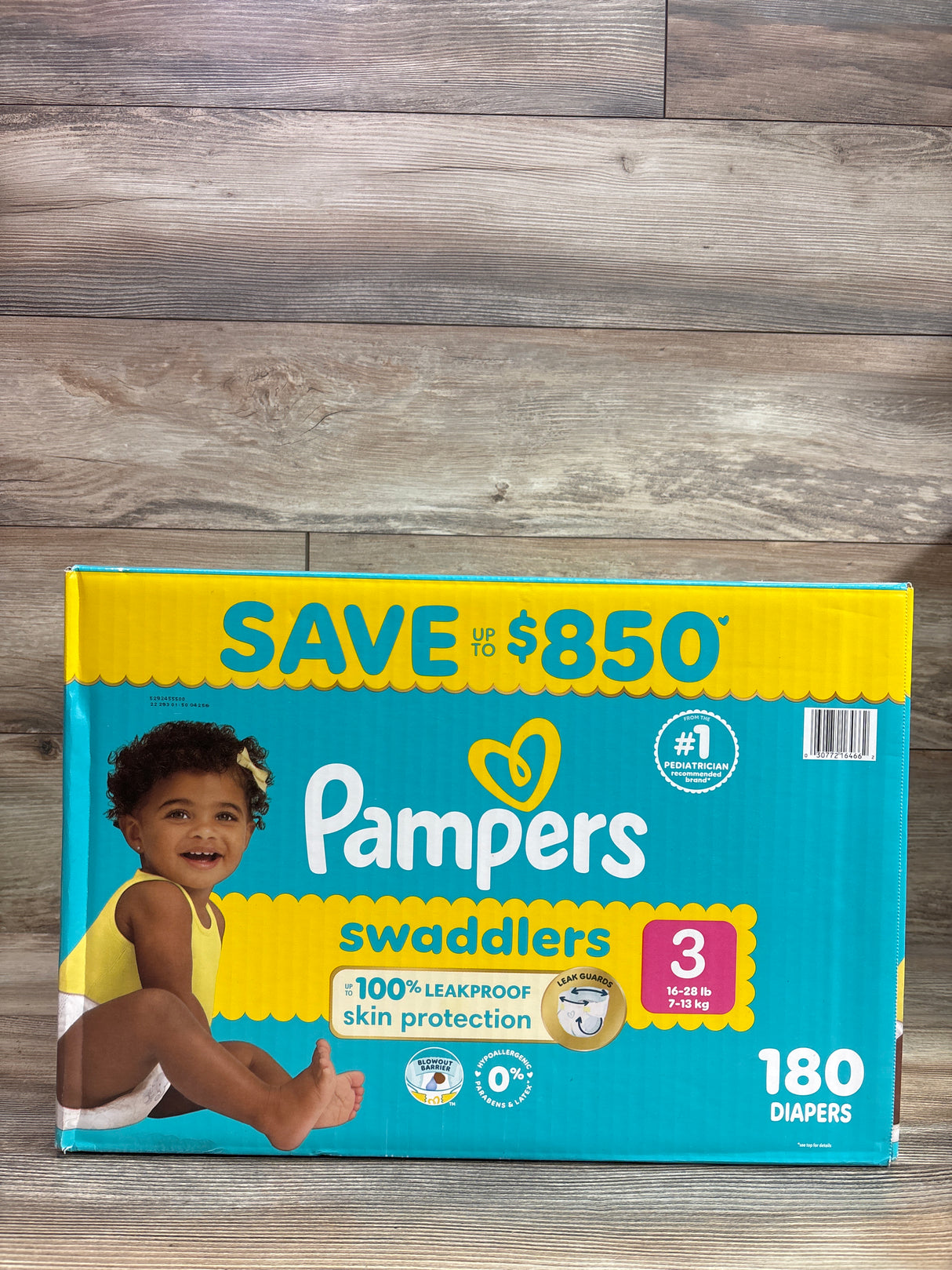 NEW Pampers Swaddlers Diapers Size 3 180ct