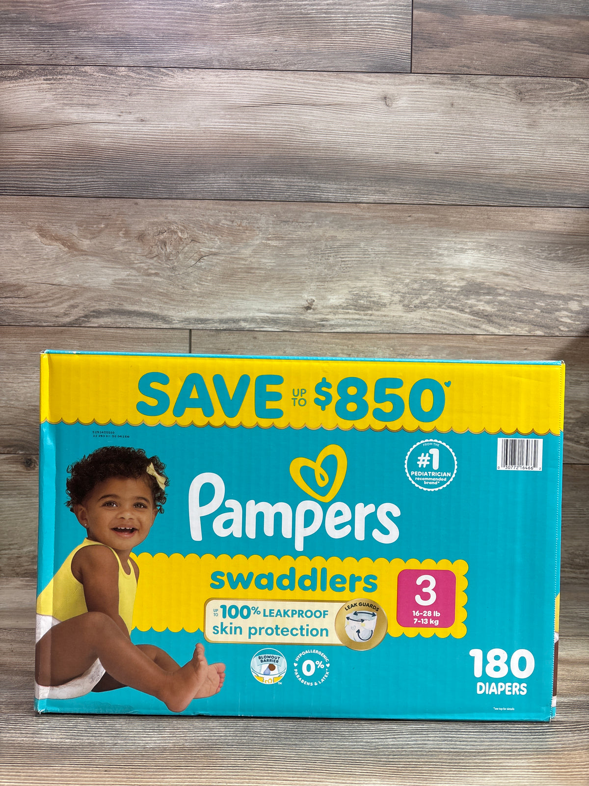 NEW Pampers Swaddlers Diapers Size 3 180ct