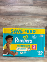 NEW Pampers Swaddlers Diapers Size 3 180ct