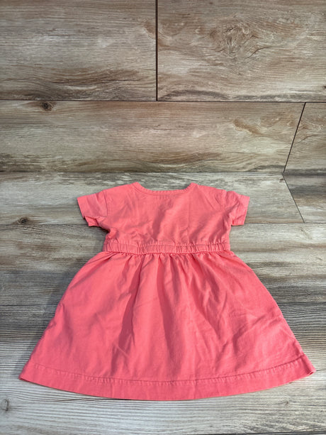 Primary Solid Drawstring Dress Pink sz 2T - Me n Mommy To Be