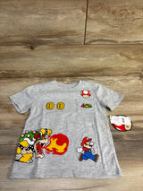 NEW Super Mario Shirt Grey sz 5T