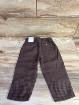 NEW Little Co. Pull-On Drawstring Trousers Brown sz 18m