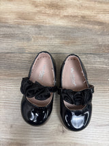 Via Pinky Patent Mary Jane Flats Black sz 3c