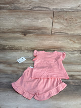 NEW Cloud Island 2pc Shirt & Shorts Set Pink sz 18m