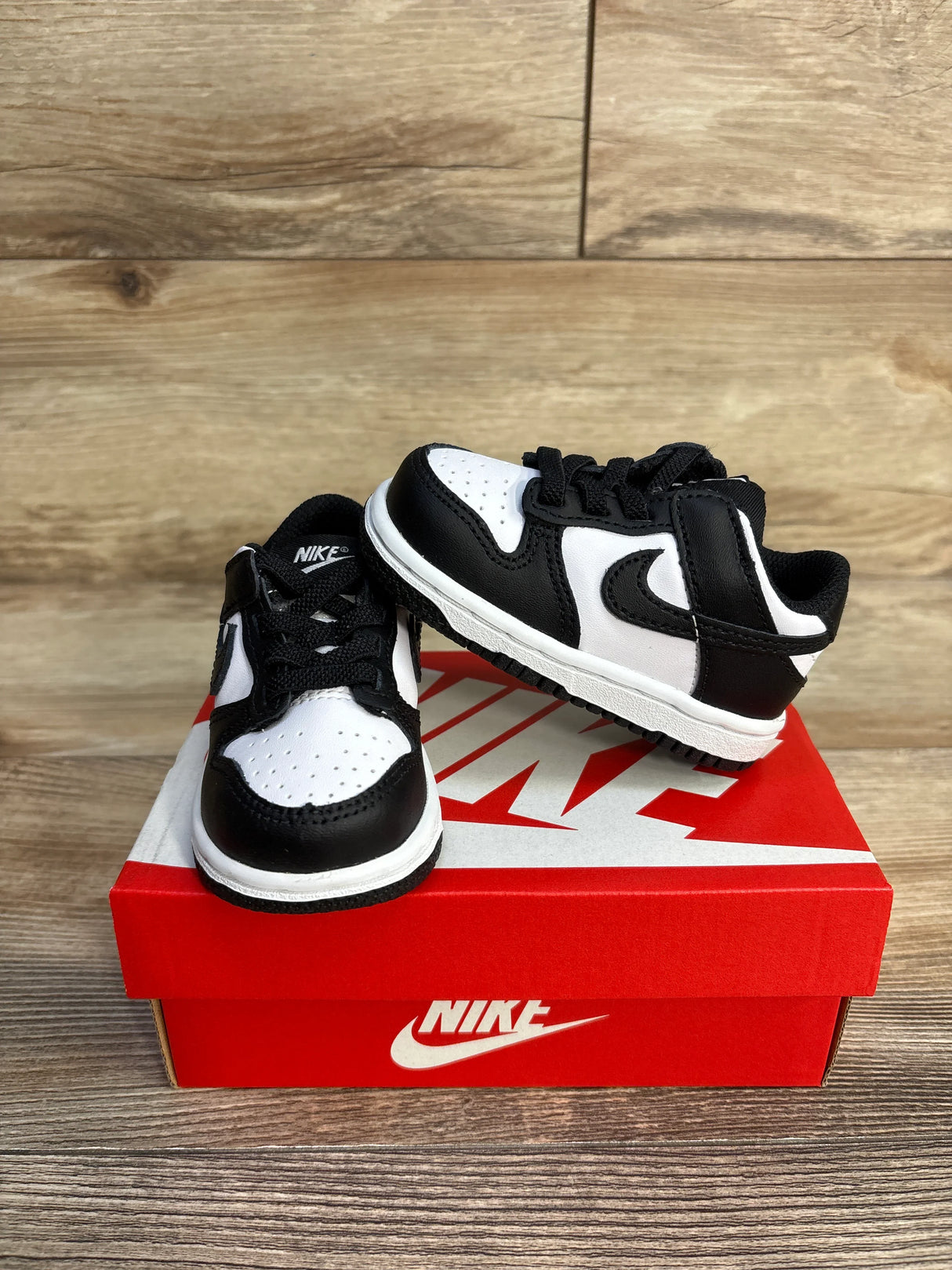 NEW Dunk Low TD 'Black White' Sneakers sz 4c