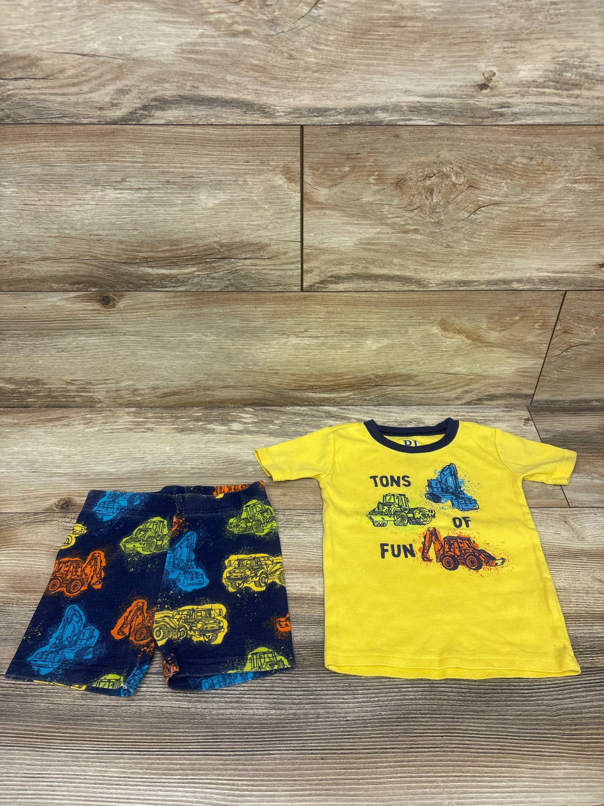 Children's Place 2pc Tons of Fun Pajama Set Yellow sz 18-24m
