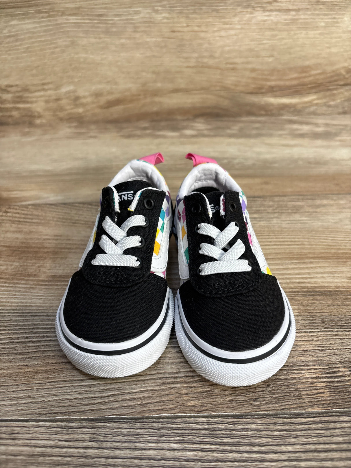Vans Old Skool V 'Party Checker' Sneakers sz 4c