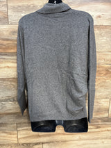 NWOT Gap Maternity CashSoft Turtleneck Sweater Grey sz Medium