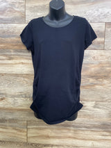 Bumpstart Ruched Shirt Black sz Large