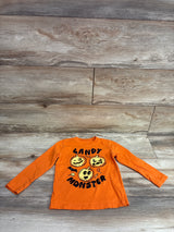 Carter's Candy Monster Shirt Orange sz 2T