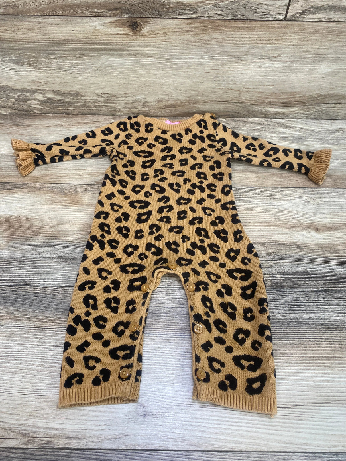 Goodlad Leopard Print Coverall Brown sz 9m