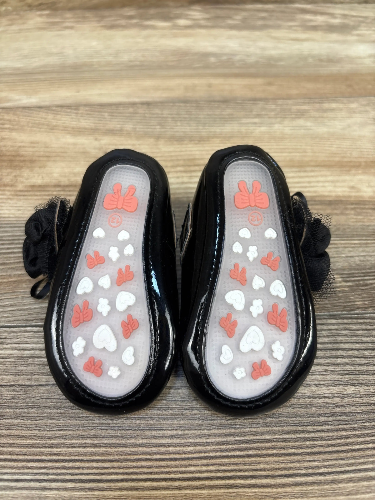 NEW SARATUTU Mary Jane Ballet Flats Black sz 2c