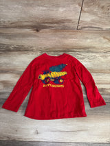 OshKosh Christmas Tree Truck Shirt Red sz 4T