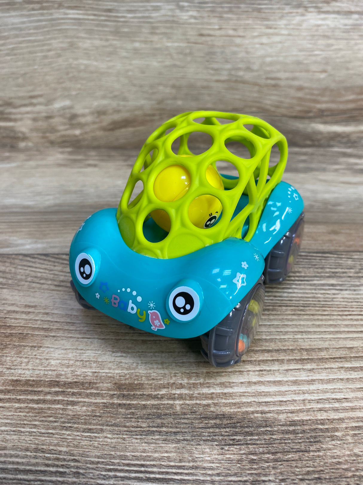 Rattles and Roll Car Teal