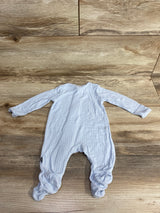 Modern Moments Ribbed Sleeper Light Blue sz Newborn