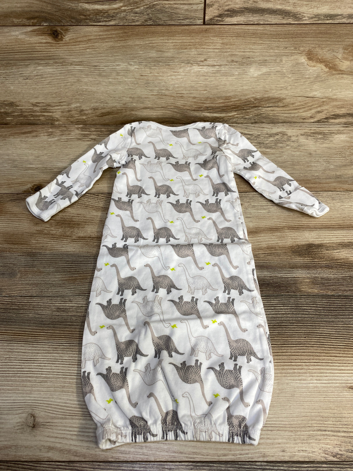 Simple Joys Dino Print Gown White sz 0-3m