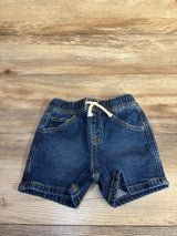 Cat & Jack Denim Drawstring Shorts Blue sz 18m