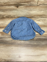 Baby Gap Chambray Button Up Shirt sz 12-18m