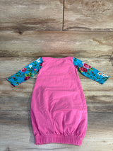 Little Sis Sleeper Gown Pink sz 3-6m