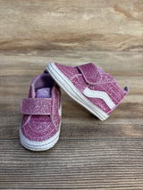 Vans Sk8-Hi Crib Shoes, Pink Glitter sz 3c