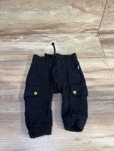 Honest Baby Easy Fit Cargo Sweatpants Black sz 0-3m
