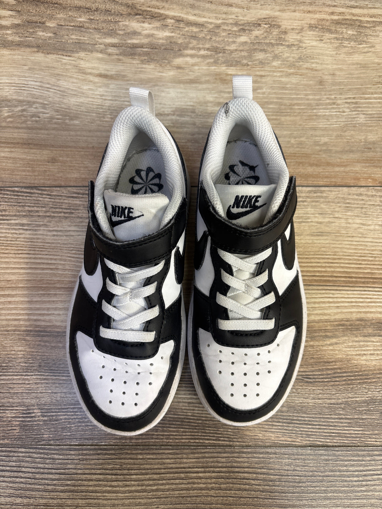 Nike Court Borough Low Recraft Shoes Black/White sz 12c