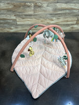 Blissful Diary Play Gym Activity Mat Pink Leaf