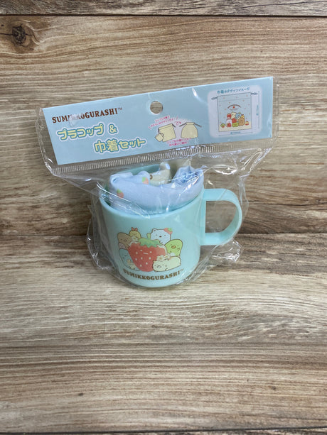 NEW Sumikkogurashi Cup & Drawstring Bag Set - Me n Mommy To Be