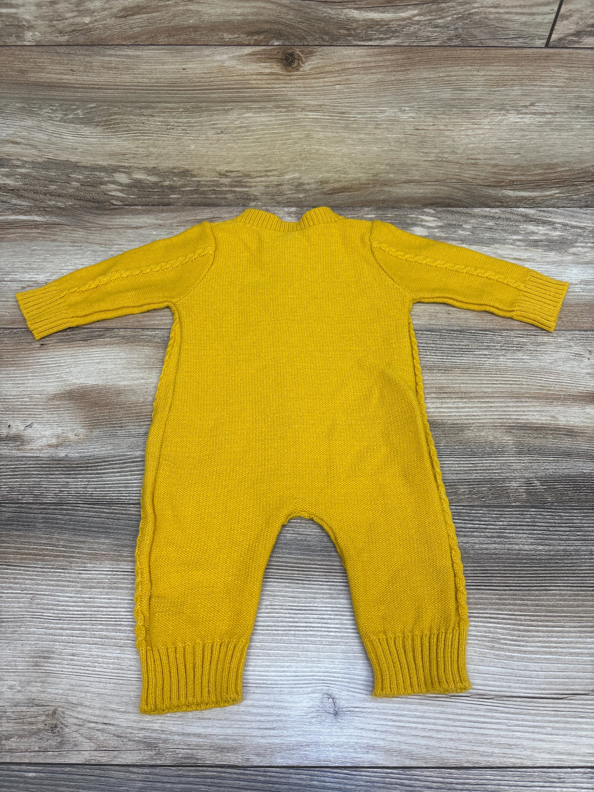 Shein Knit Coverall Yellow sz 3-6m