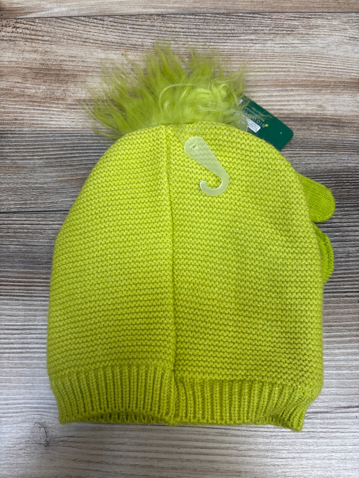 NEW Dr. Seuss 2pc The Grinch Hat & Gloves Set Green One Size