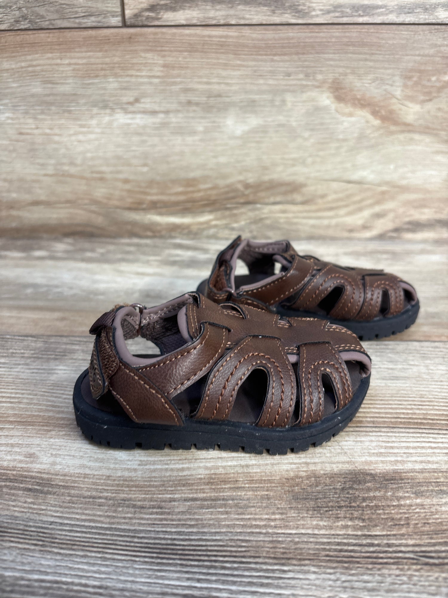 Carter's Vasco Sandals Brown sz 5c