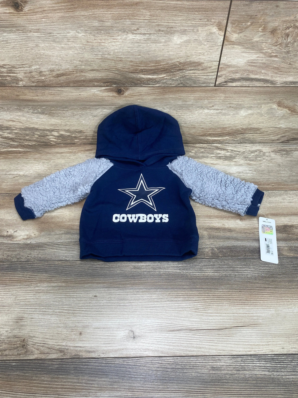 NEW NFL Team Cowboys Hoodie Navy sz 12m