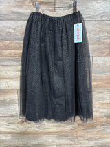 NEW Cat & Jack Tulle Metallic Skirt Black sz 4-5T