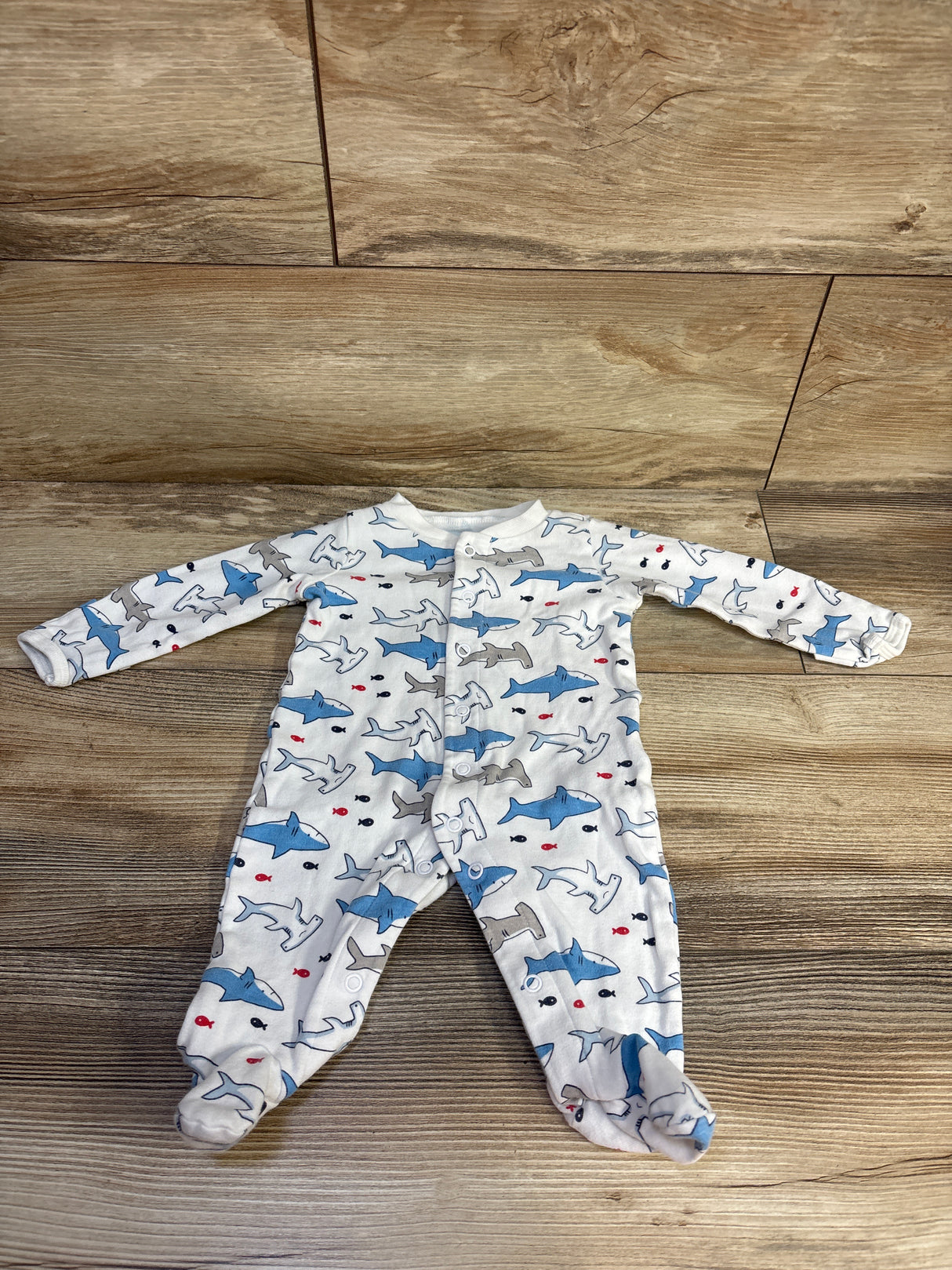 Simple Joys Shark Sleeper White sz 0-3m