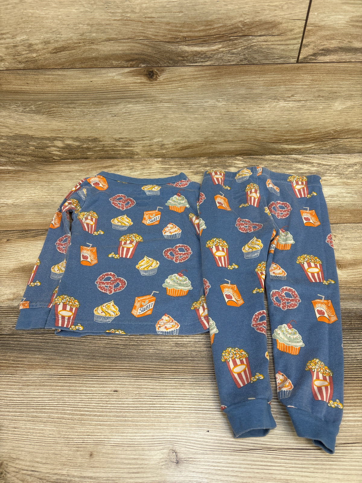 Member's Mark 2pc Pajama Set Blue sz 2T