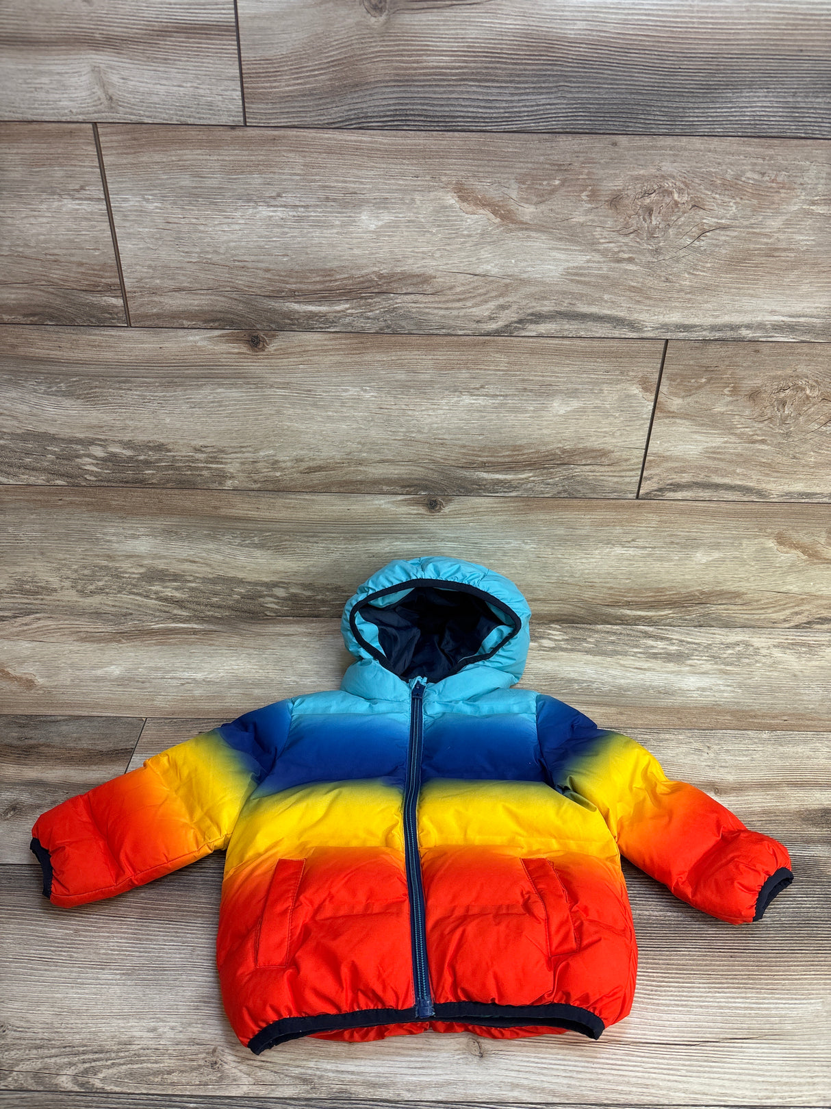 NEXT Rainbow Padded Coat sz 12-18m