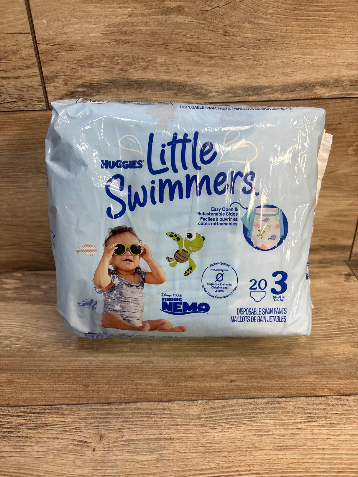 NEW Huggies Little Swimmers Baby Swim Disposable Diapers 20ct. Size 3