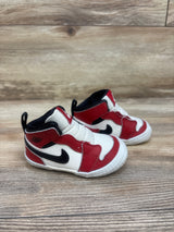 Air Jordan 1 Crib Bootie 'Chicago Lost & Found' Sneakers sz 3c