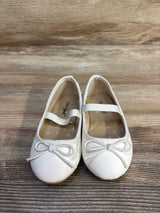 Cat & Jack Nora Slip-On Ballet Flats White sz 6c