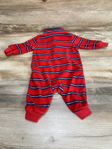 Carter's Striped Fleece Coverall Red sz 3m