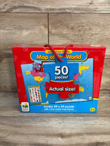 The Learning Journey Jumbo Floor Puzzle - Map of the World 50pc
