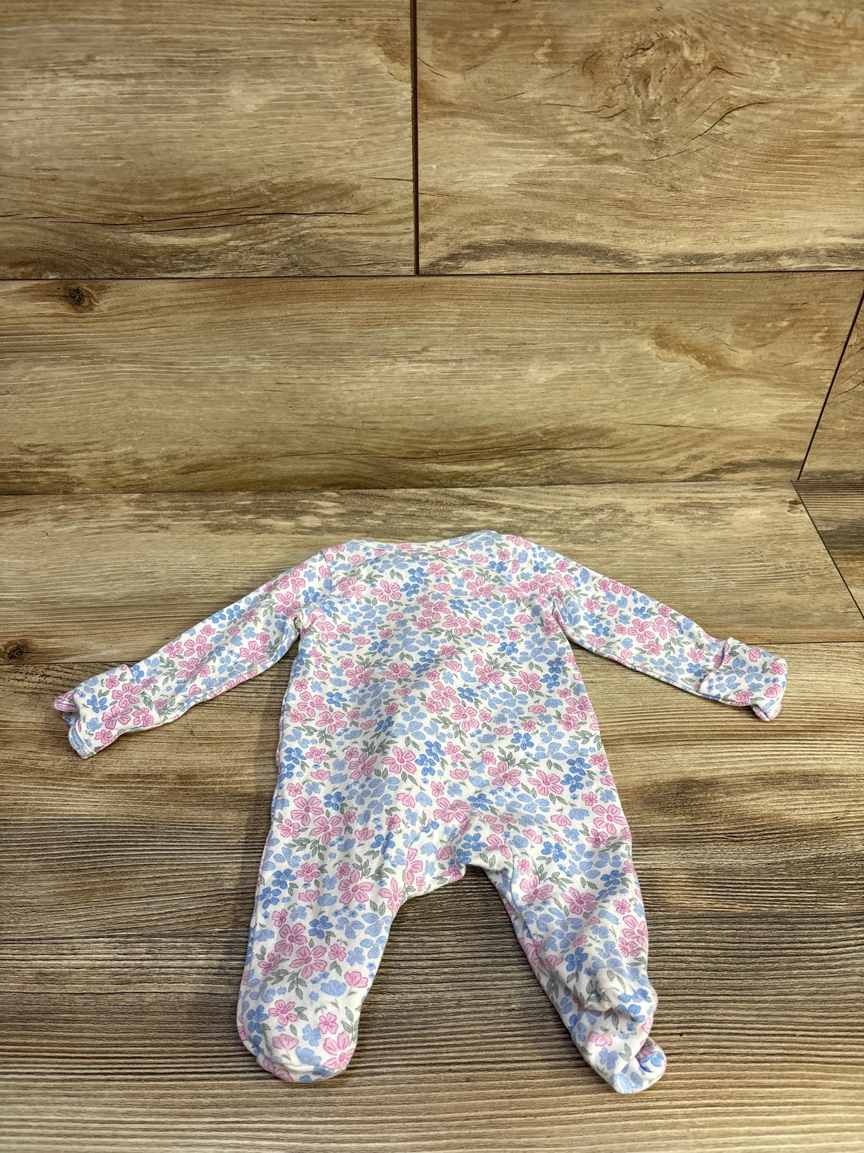 Just One You Floral Sleeper White sz Newborn - Me n Mommy To Be