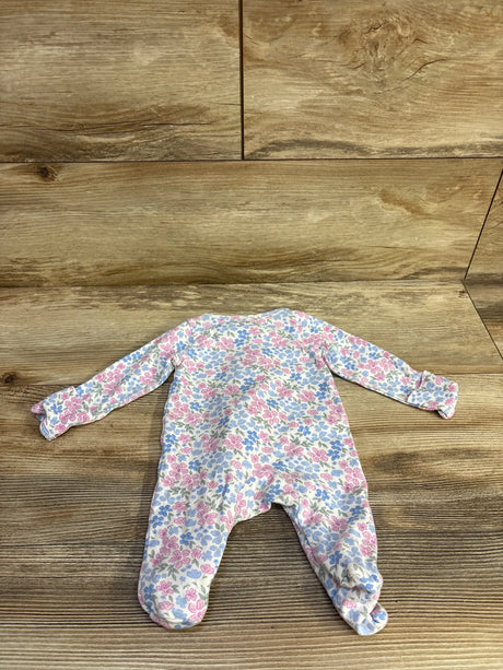 Just One You Floral Sleeper White sz Newborn - Me n Mommy To Be