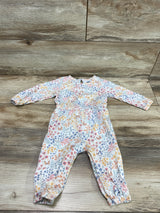 Old Navy Floral Jumpsuit White sz 12-18m