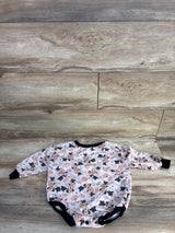 June and Mae Minnie Mouse Halloween Bodysuit Pink sz 18-24m