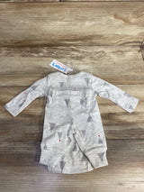 NEW Just One You 2pc Merry & Bright Bodysuit Set Grey sz Newborn