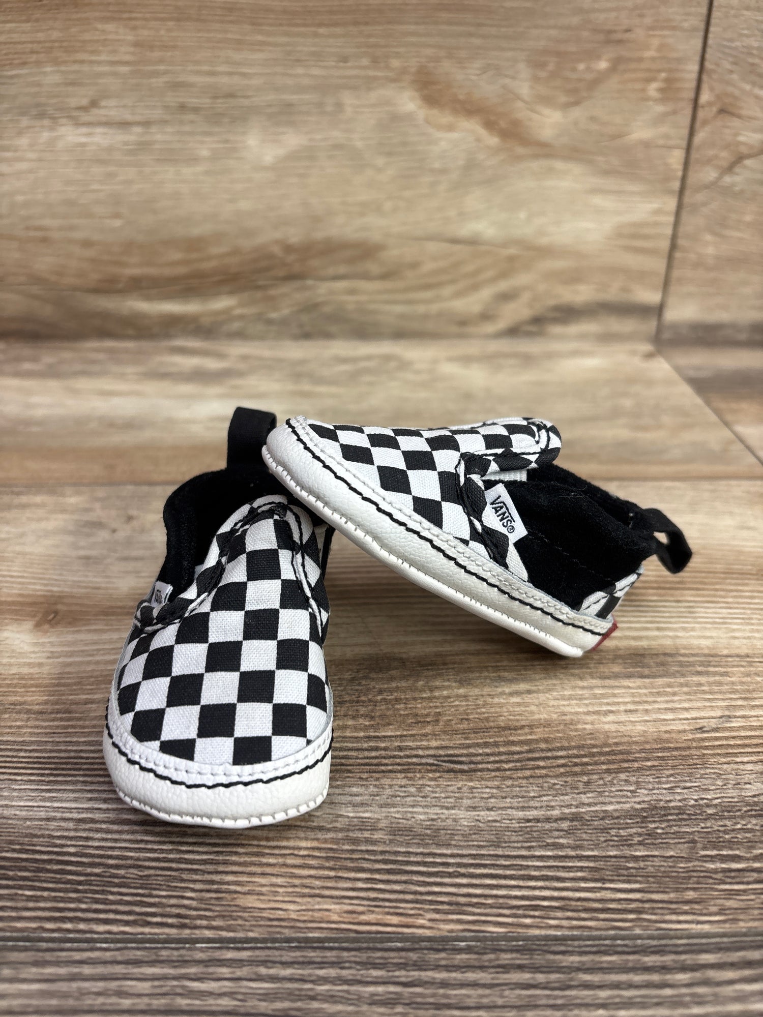 Vans Slip On V Crib Shoes Checkerboard sz 1c