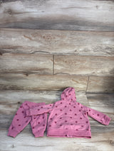 Baby Gap 2pc Full Zip Jacket & Joggers Set Pink sz 6-12m
