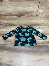 Old Navy Christmas Dino Shirt Grey sz 18-24m