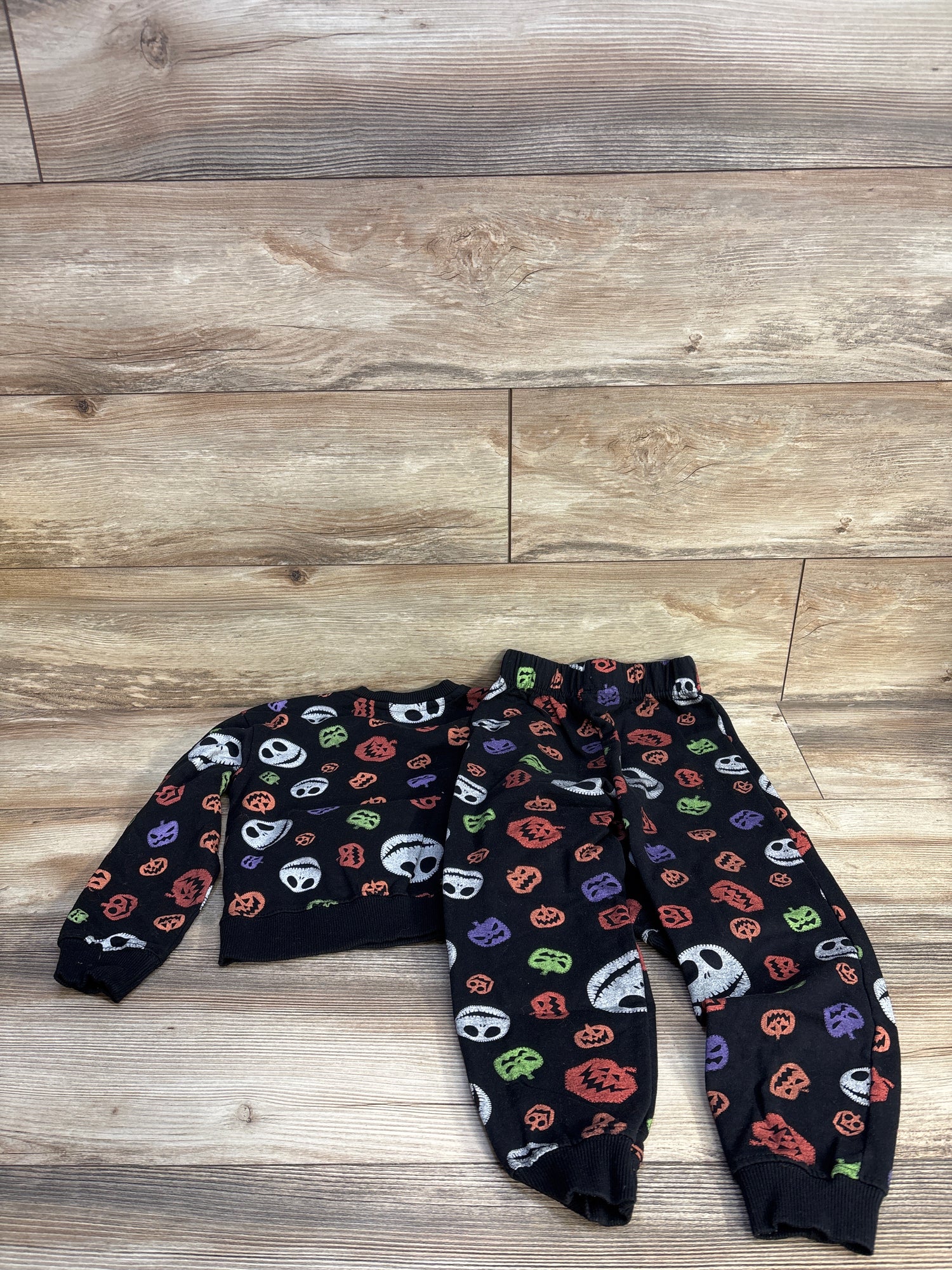Disney Nightmare Before Christmas 2pc Sweatshirt Set Black sz 5T